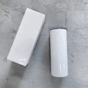 COPY - 20 oz Blank straight skinny straight skinny white sublimation tumbler